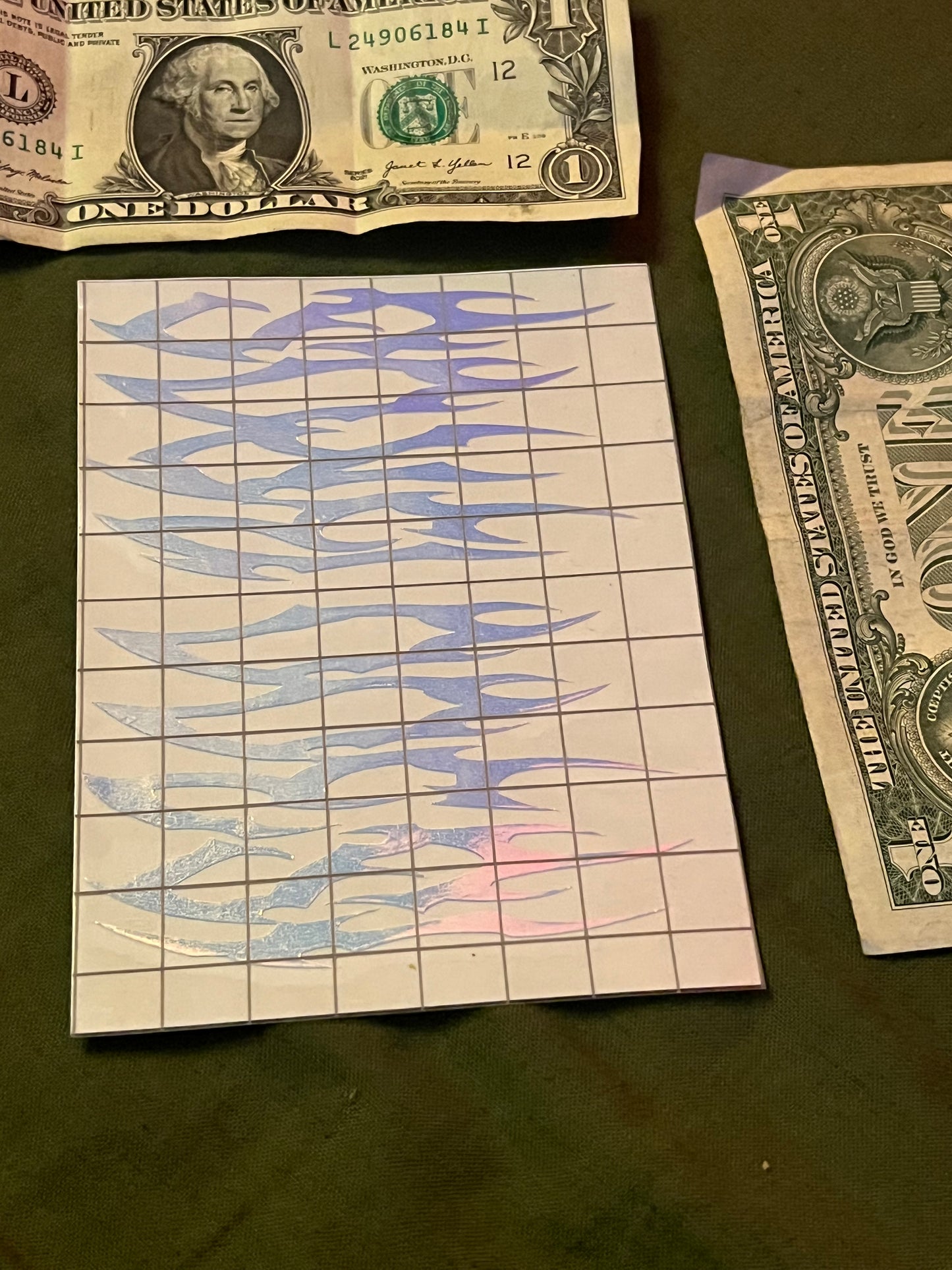 5x4 Is300bros glow in the dark holographic death metal
