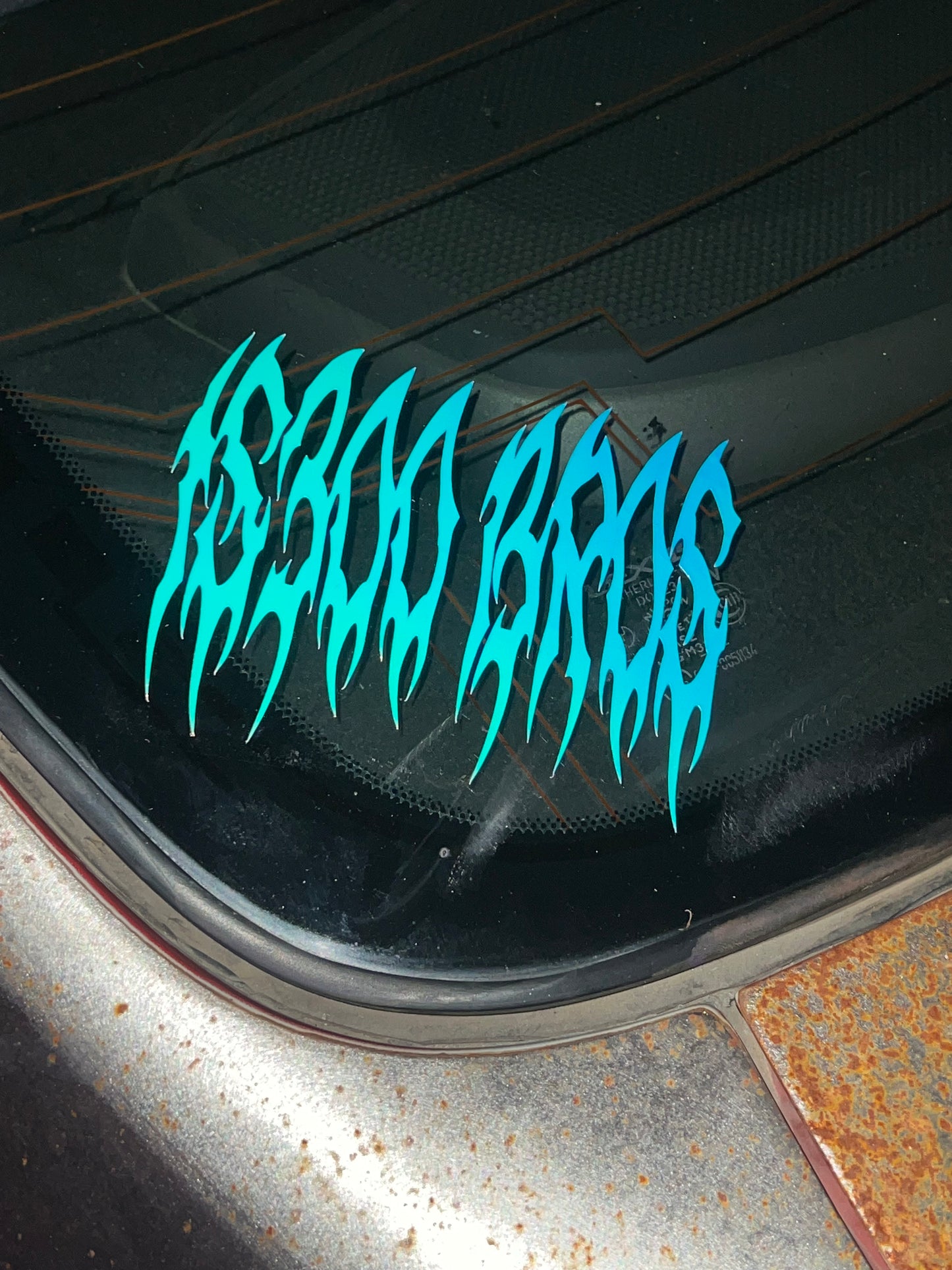 5x4 Is300bros glow in the dark holographic death metal
